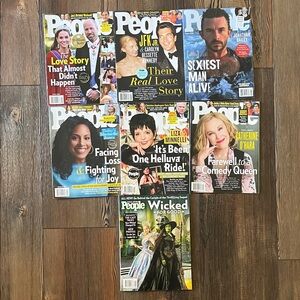 People Magazine Lot of 7 (New/Unread)